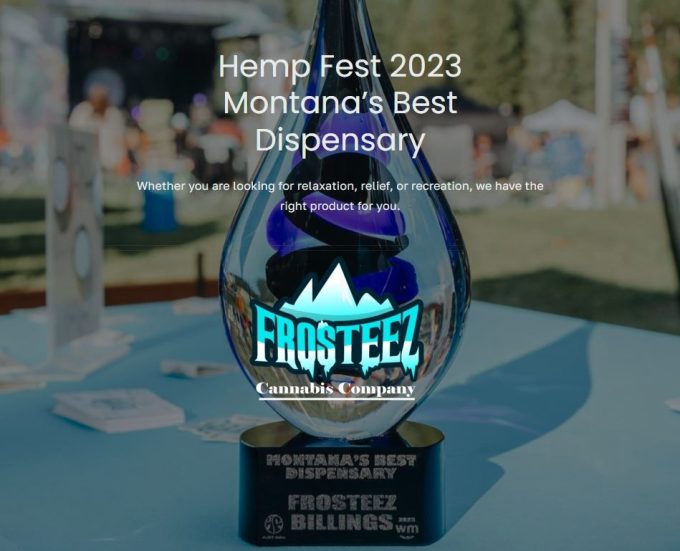 Frosteez 2023 Hemp Fest Montana Best Dispensary